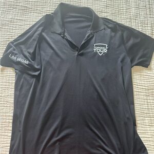 Lululemon Athletica Black Polo Shirt
